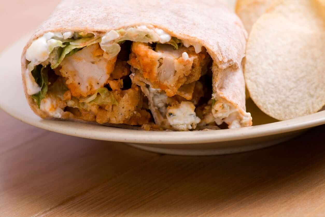National School Lunch Week Celebrate with Buffalo Chicken Wraps