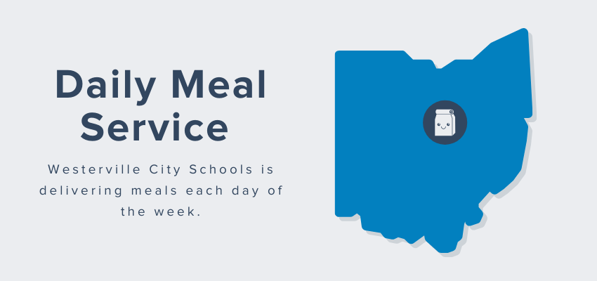State of Ohio with a bag lunch daily meal service Westerville City Schools is delivering meals each day of the week school lunch hero day 2020 COVID-19