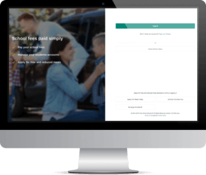 LINQ Nutrition Family Portal on desktop monitor