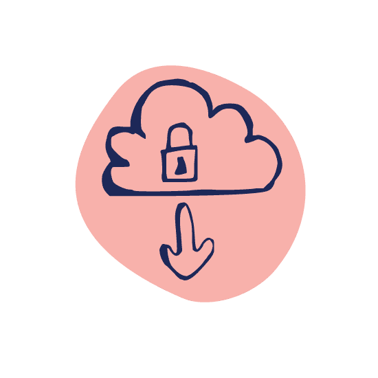 Secure data download