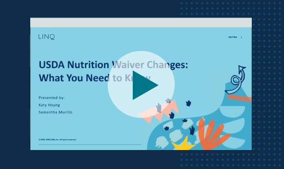 USDA Nutrition Waiver Changes webinar