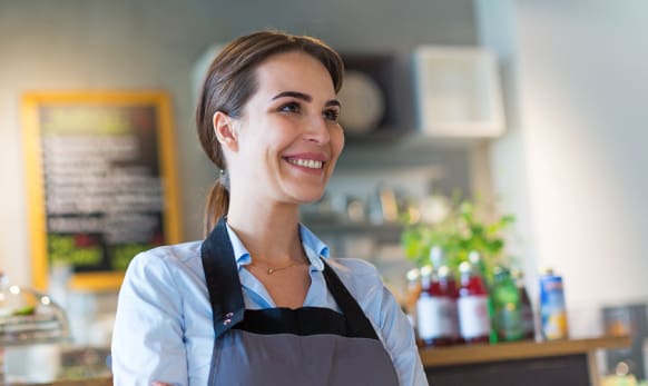 Woman showing courage in the role of a nutrition leader