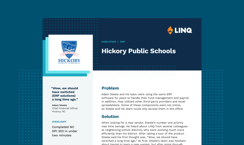 Hickory Public Schools ERP Case Study