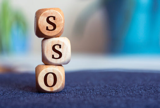 3 blocks spelling the word "SSO"